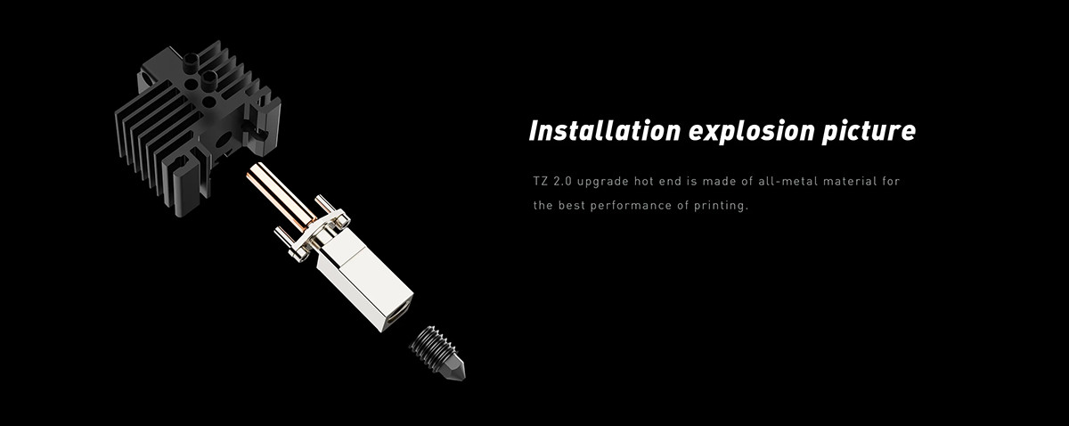 Details of TZ2.0 Hotend Upgrade for Bambu Lab X1 or P1 Series