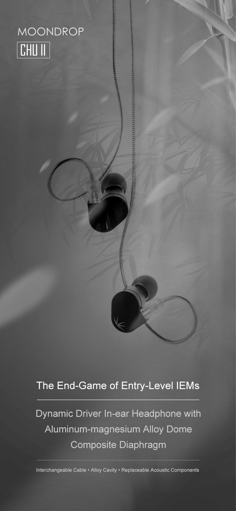 Details of Moondrop Chu II 10mm Dynamic Driver In-ear Monitor