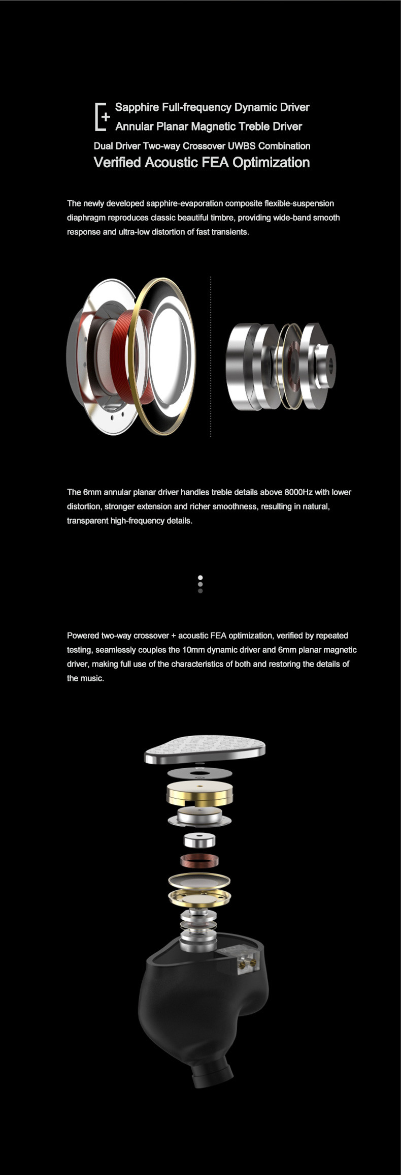Details of Moondrop May Dynamic + Planar Driver USB-C In-ear Monitor
