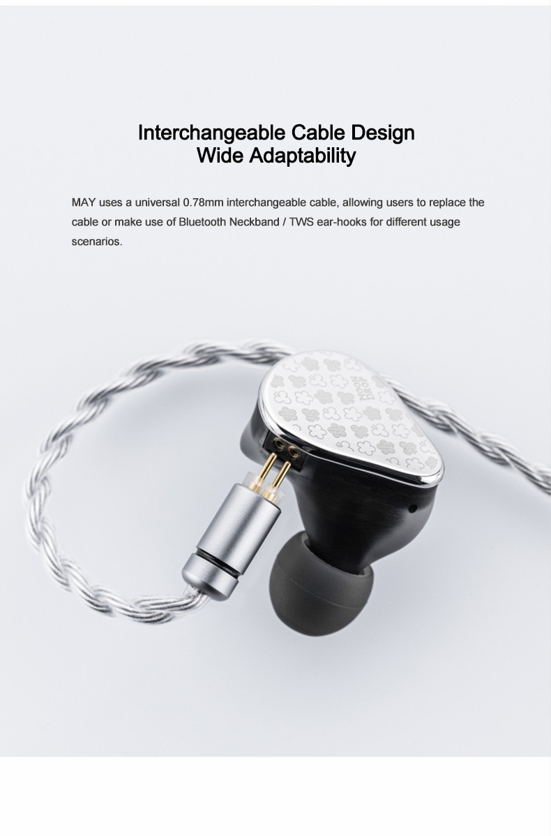Details of Moondrop May Dynamic + Planar Driver USB-C In-ear Monitor