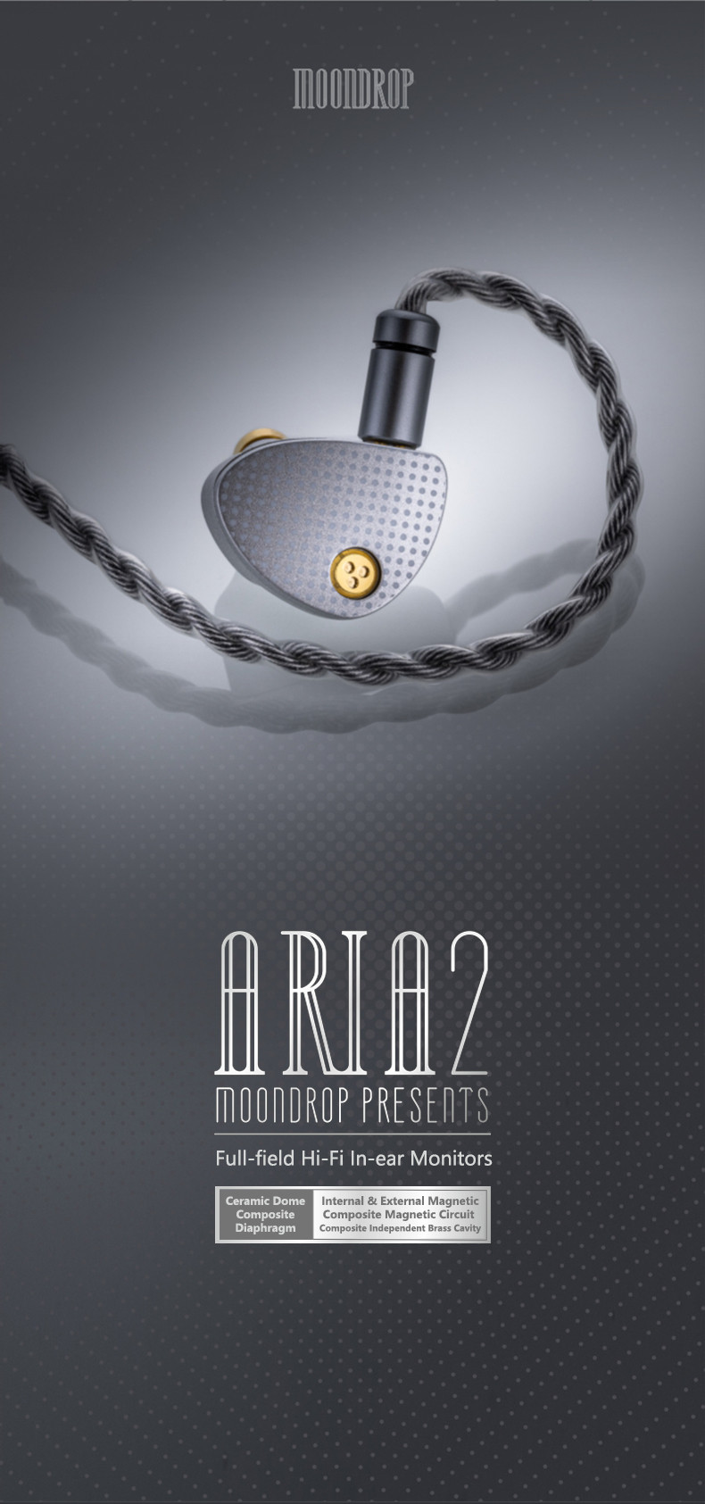 Details of Moondrop Aria 2 Dynamic Driver In-ear Monitor