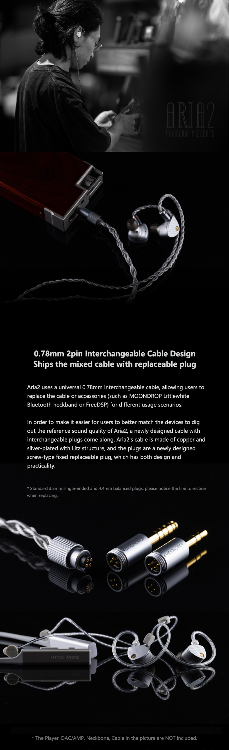 Details of Moondrop Aria 2 Dynamic Driver In-ear Monitor
