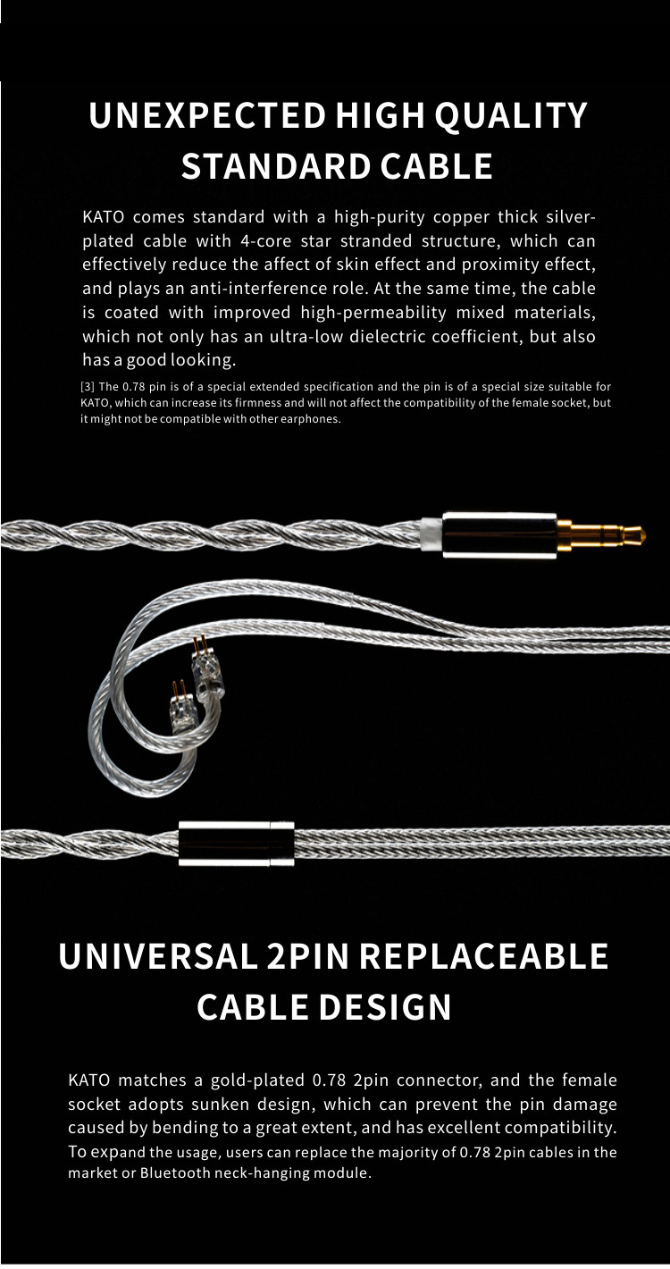 Details of Moondrop Kato 10mm ULT Dynamic Driver In-ear Monitor