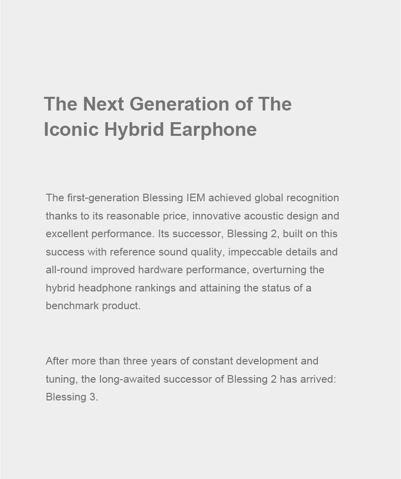 Details of Moondrop Blessing 3 2DD 4BA In-ear Monitor