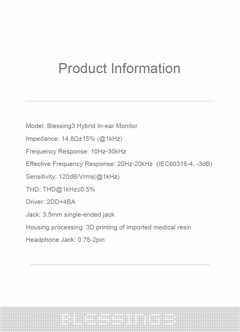 Details of Moondrop Blessing 3 2DD 4BA In-ear Monitor