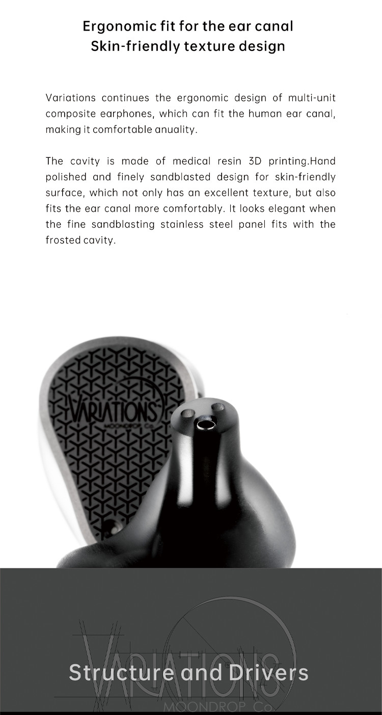 Details of Moondrop Variations 1DD 2BA 2EST In-ear Monitor
