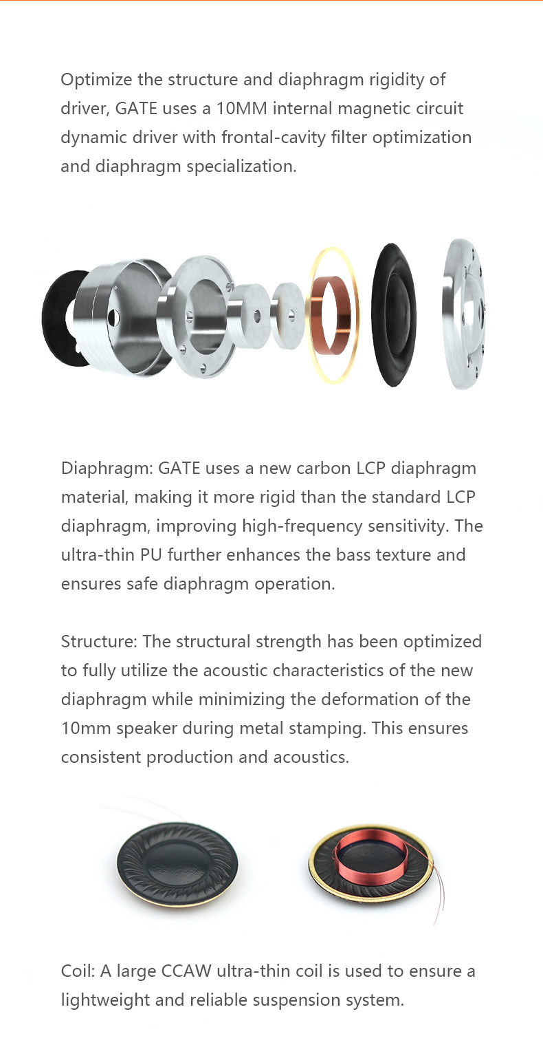 Details of Truthear Gate 10mm Dynamic Driver In-ear Monitor