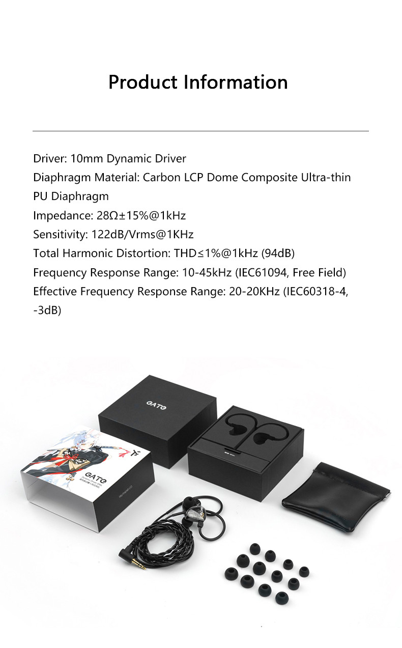 Details of Truthear Gate 10mm Dynamic Driver In-ear Monitor