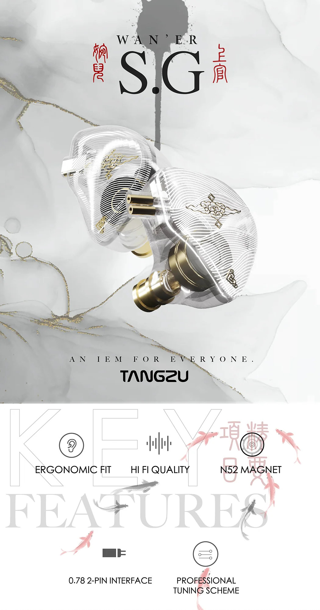 Details of Tangzu Wan Er 10mm Dynamic Driver In-ear Monitor