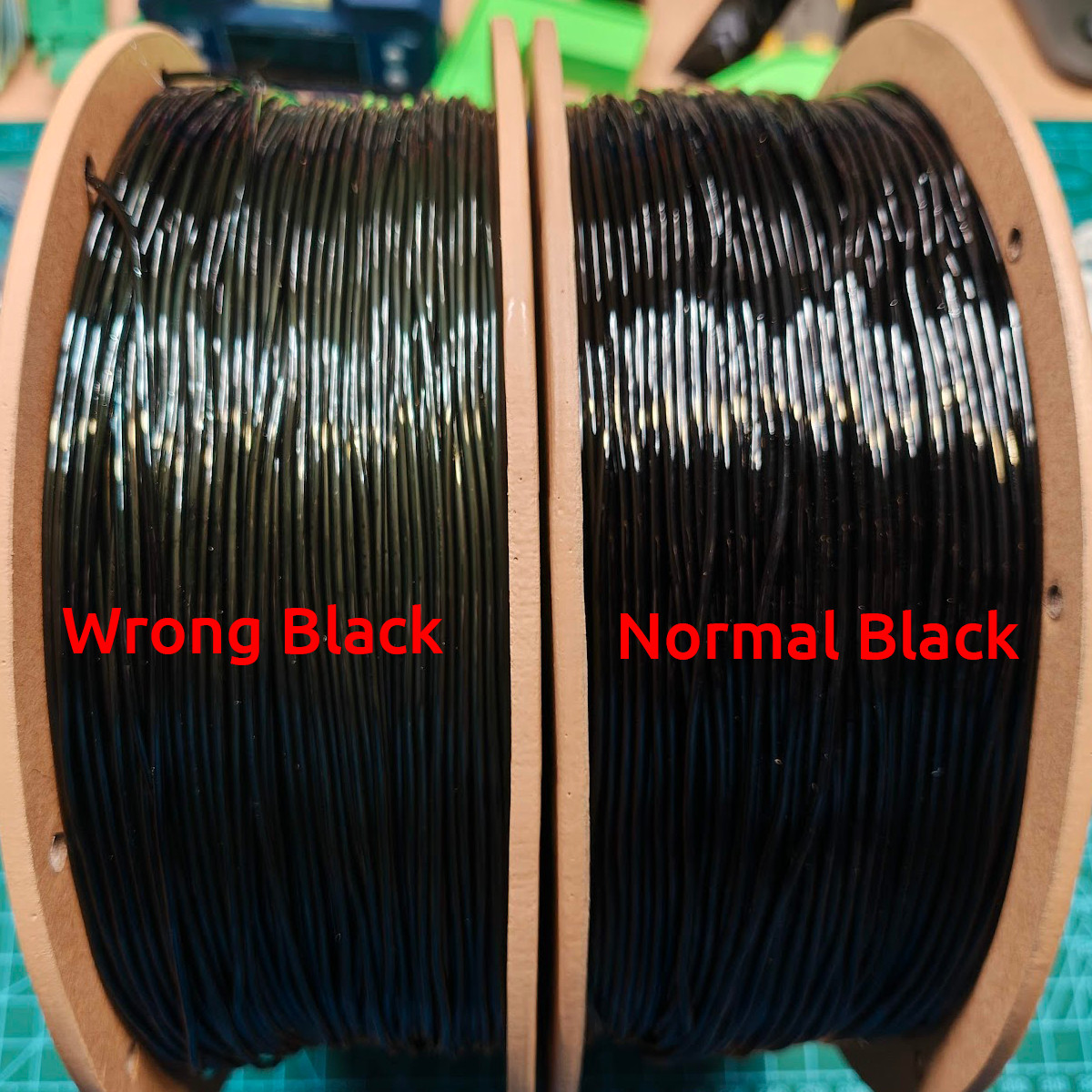 Details of TPU 90A Filament 1.75mm 1kg - Wrong Black