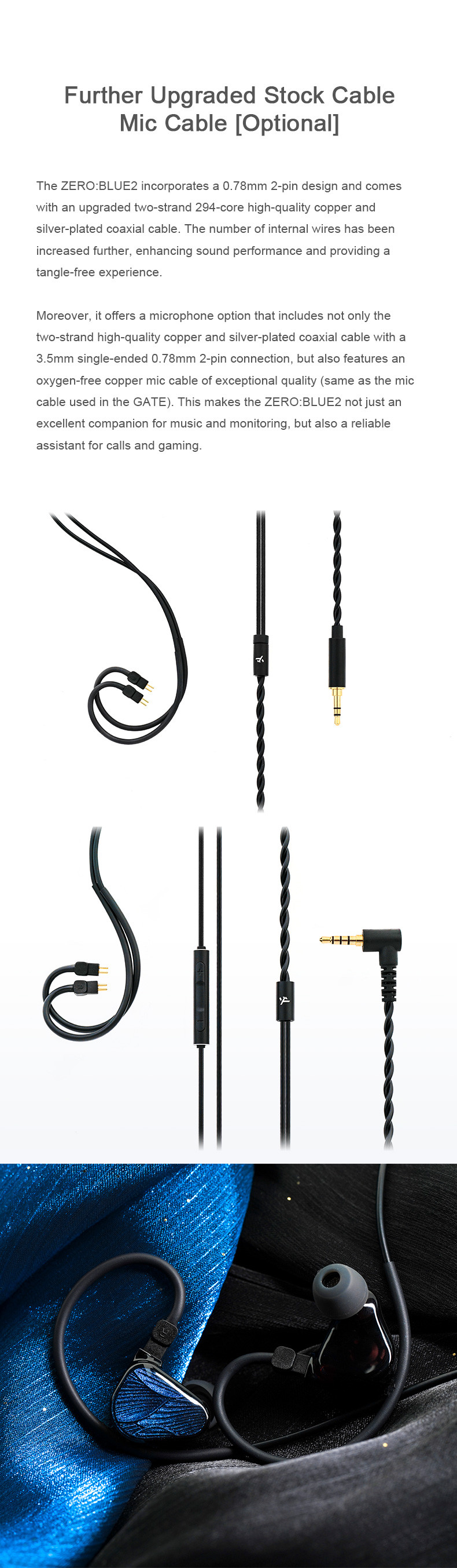Details of Truthear x Crinacle Zero Blue2 Dual Dynamic Drivers In-ear Monitor