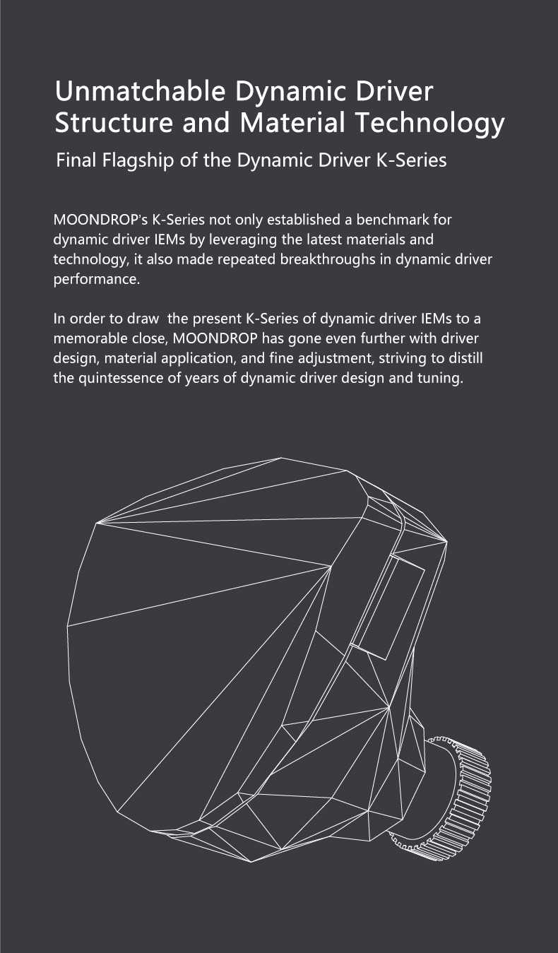 Details of Moondrop Kadenz 10mm ULT Dynamic Driver In-ear Monitor