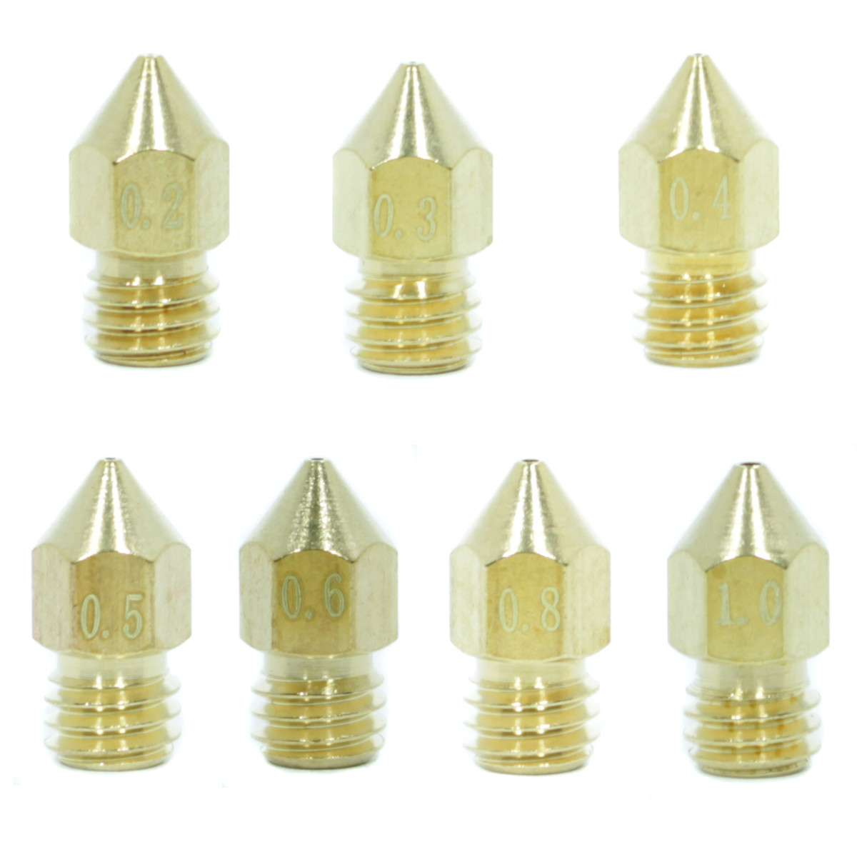 Brass Nozzle MK8 Style