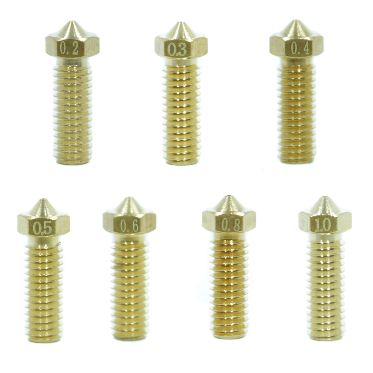 Brass Nozzle Volcano Style