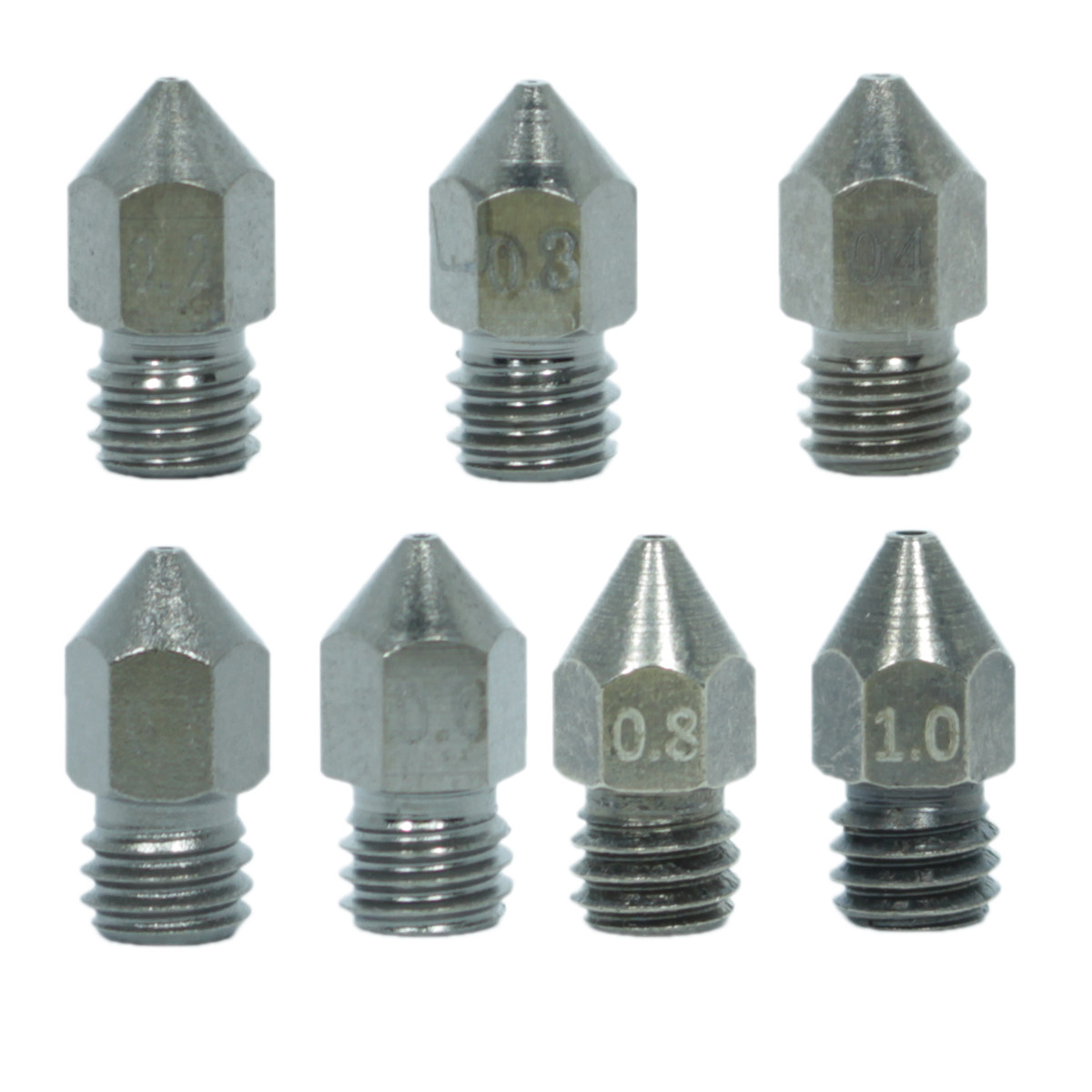 Hardened Steel Nozzle MK8 Style