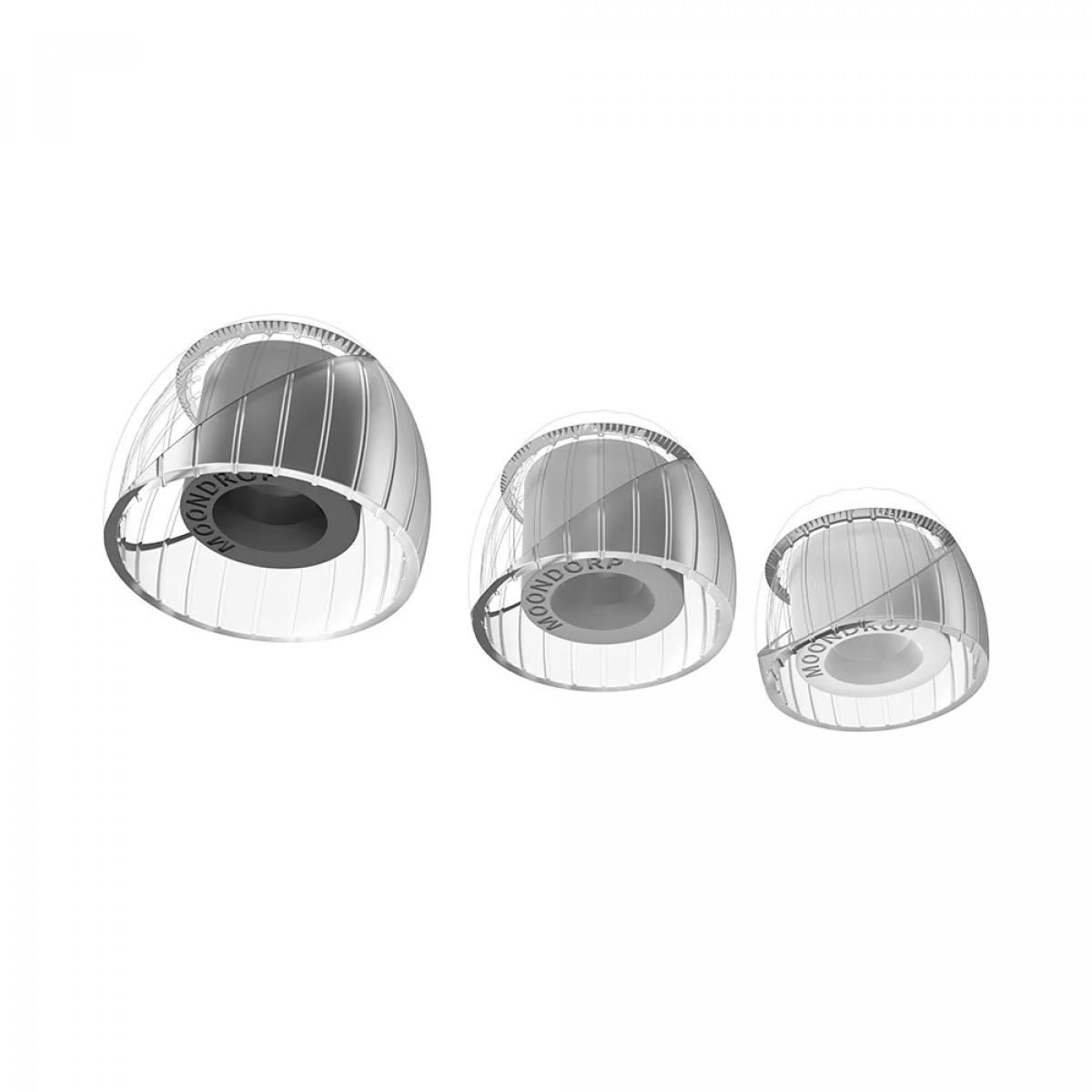 Moondrop Spring Silicone Eartips 3-pairs