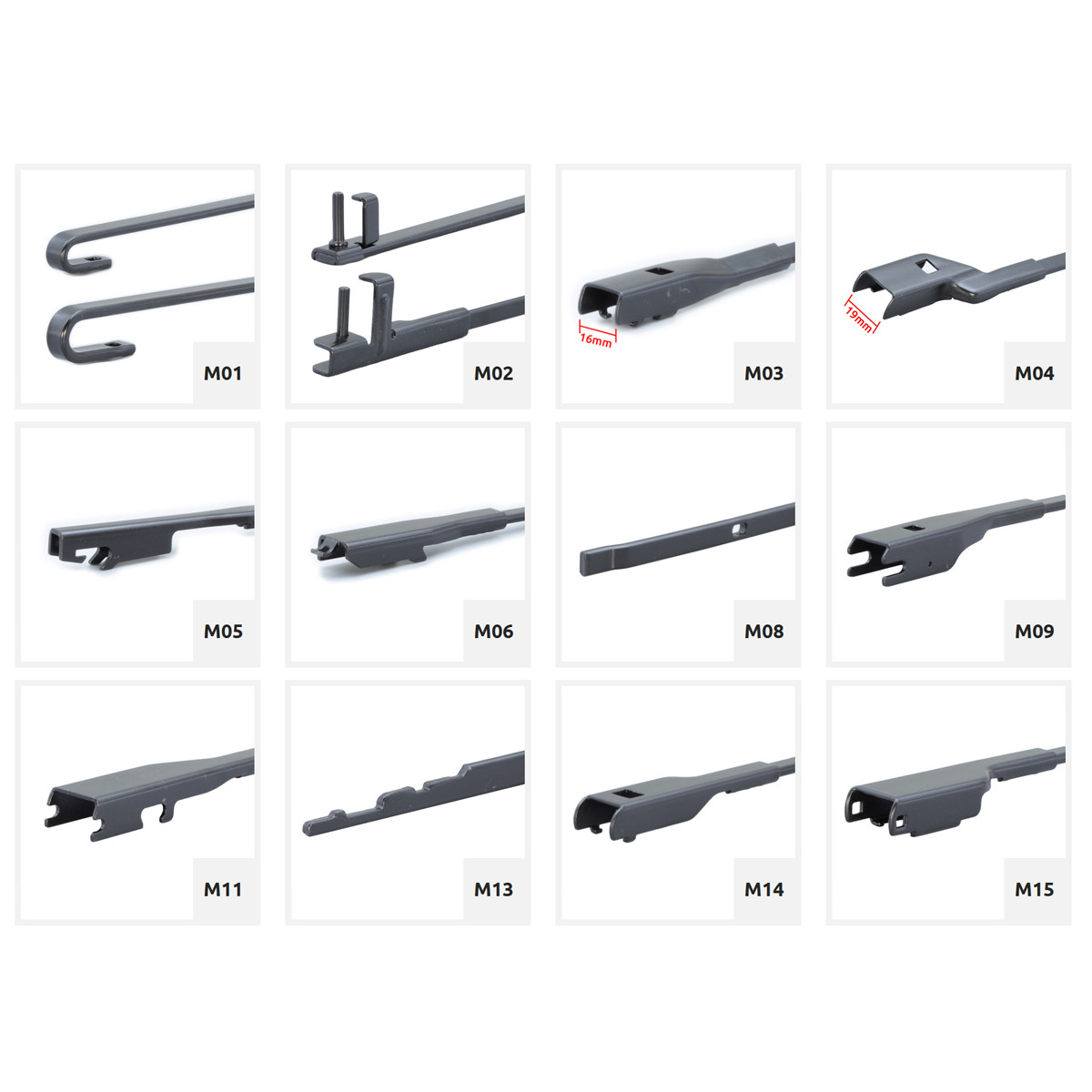 Wondershop Silicone Wiper Blade Adapter