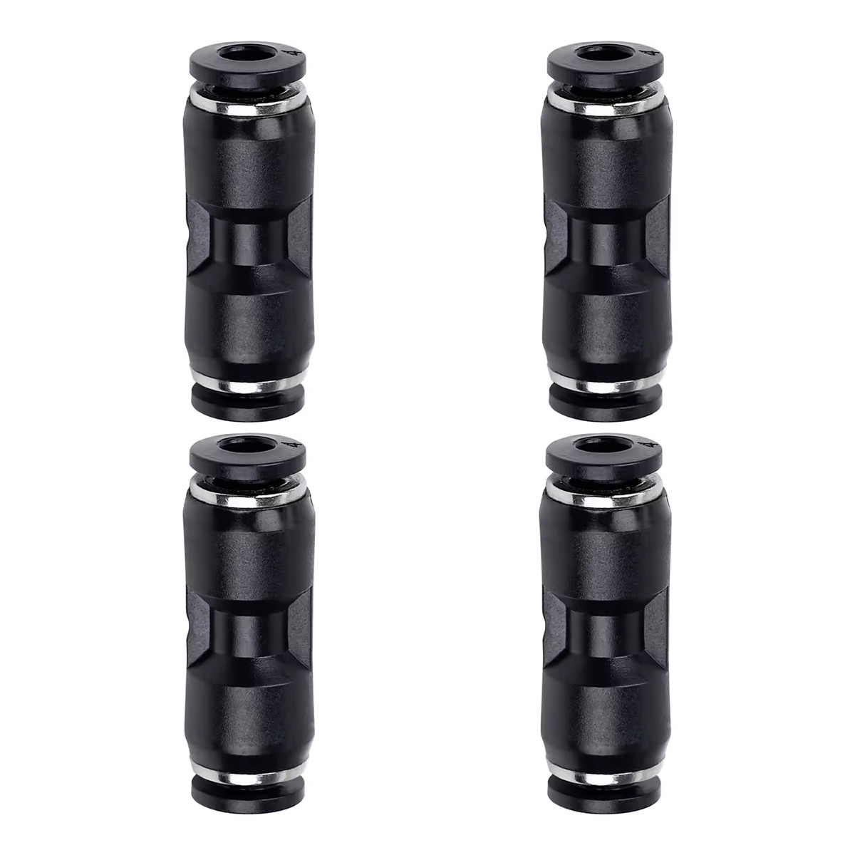 PTFE tube connector for 4mm OD tubes - 4pcs