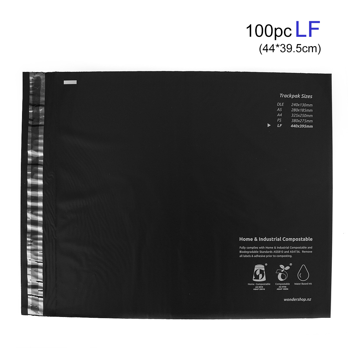 Compostable Courier Mailer Bag 100 Pieces