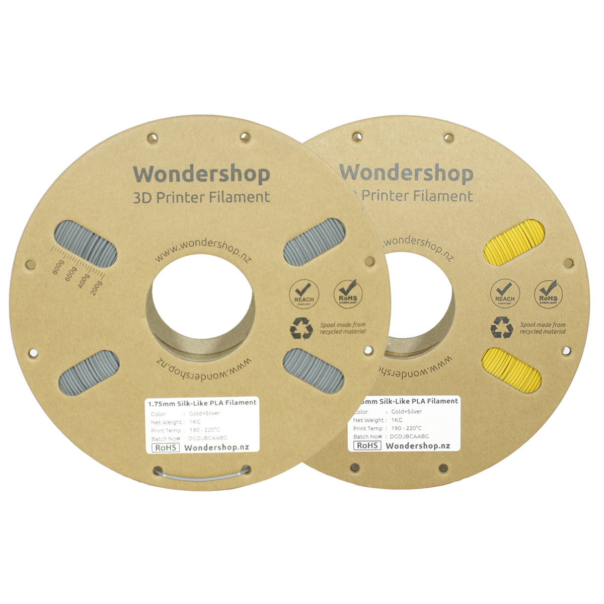 PLA Silk-Like Dual-Color Filament 1.75mm 1kg