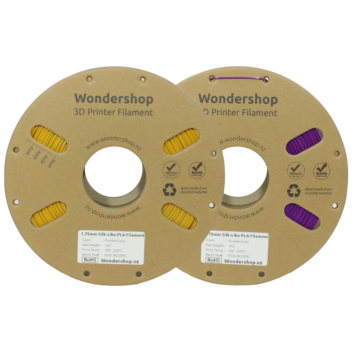PLA Silk-Like Dual-Color Filament 1.75mm 1kg