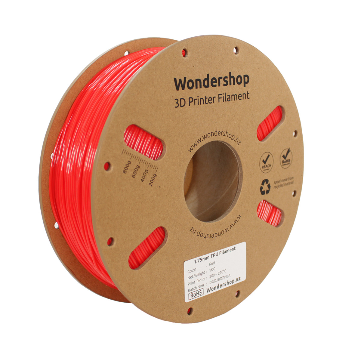 TPU 95A Flexible Filament 1.75mm 1kg