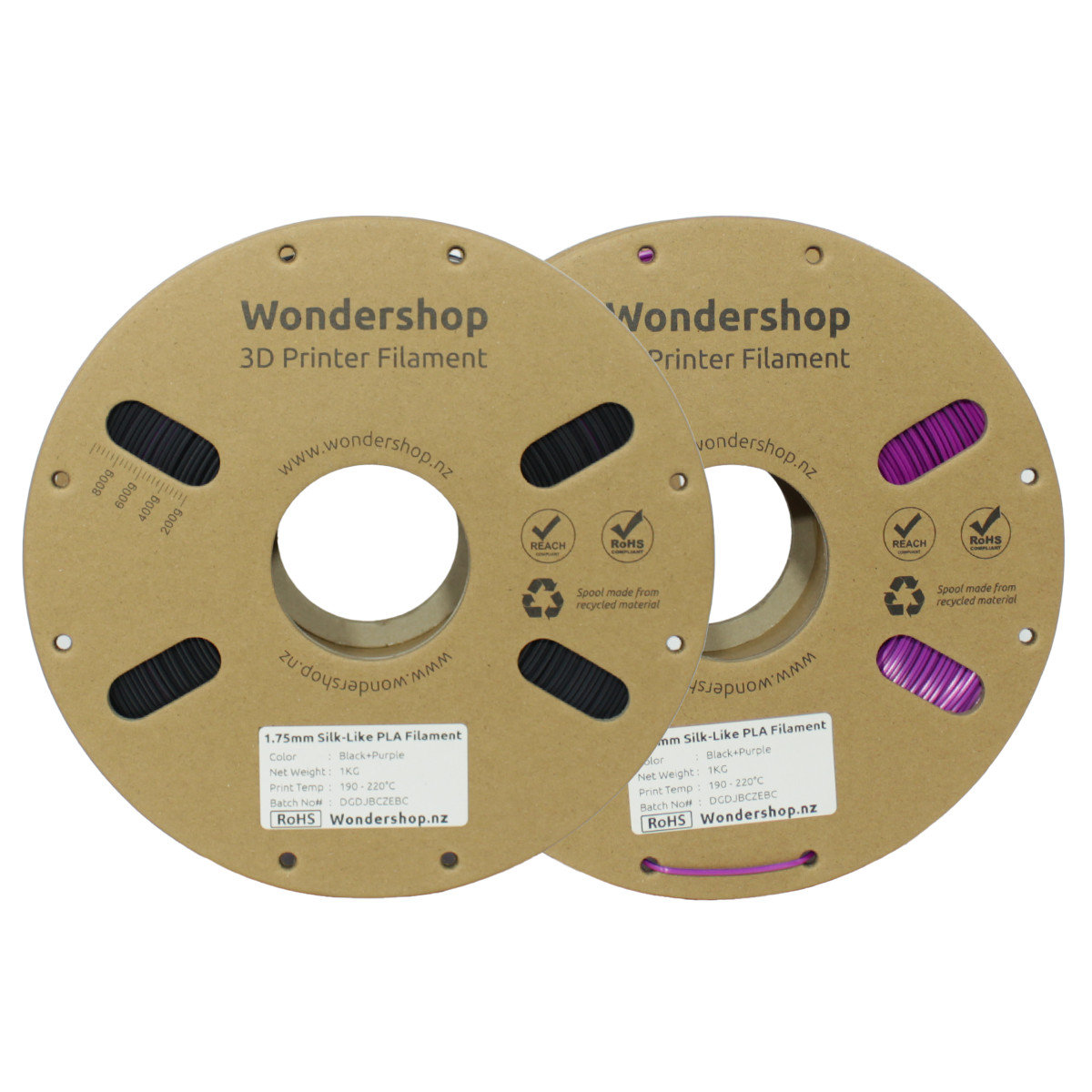 PLA Silk-Like Dual-Color Filament 1.75mm 1kg