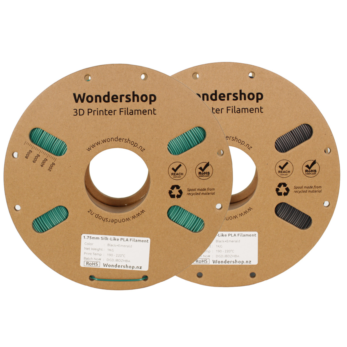 PLA Silk-Like Dual-Color Filament 1.75mm 1kg