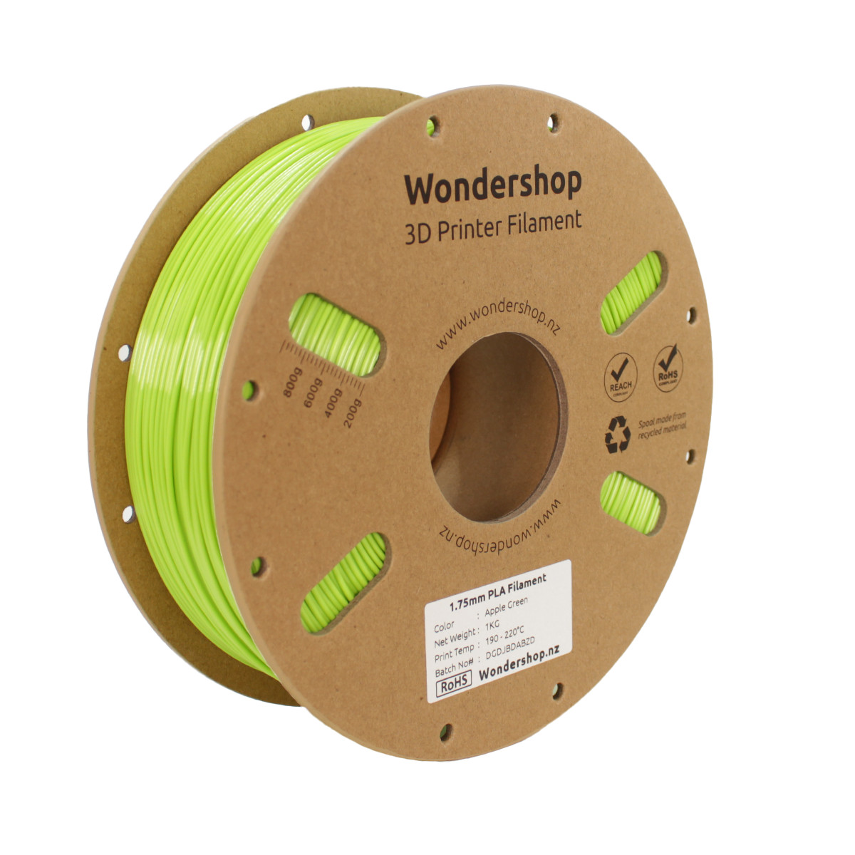 PLA Filament 1.75mm 1kg