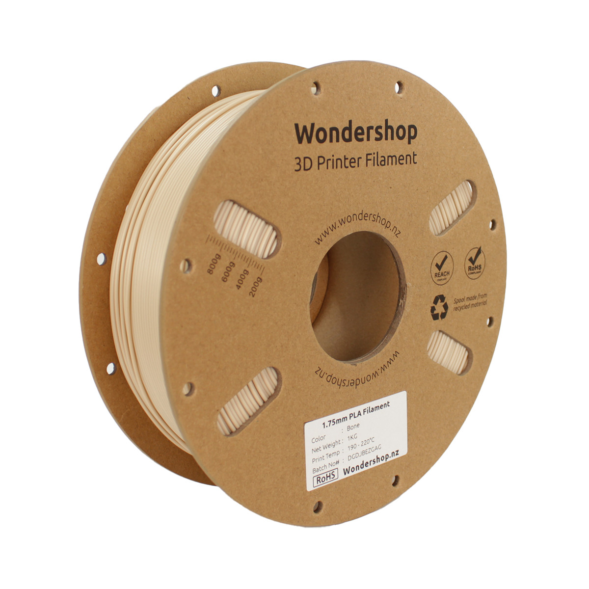 PLA Filament 1.75mm 1kg
