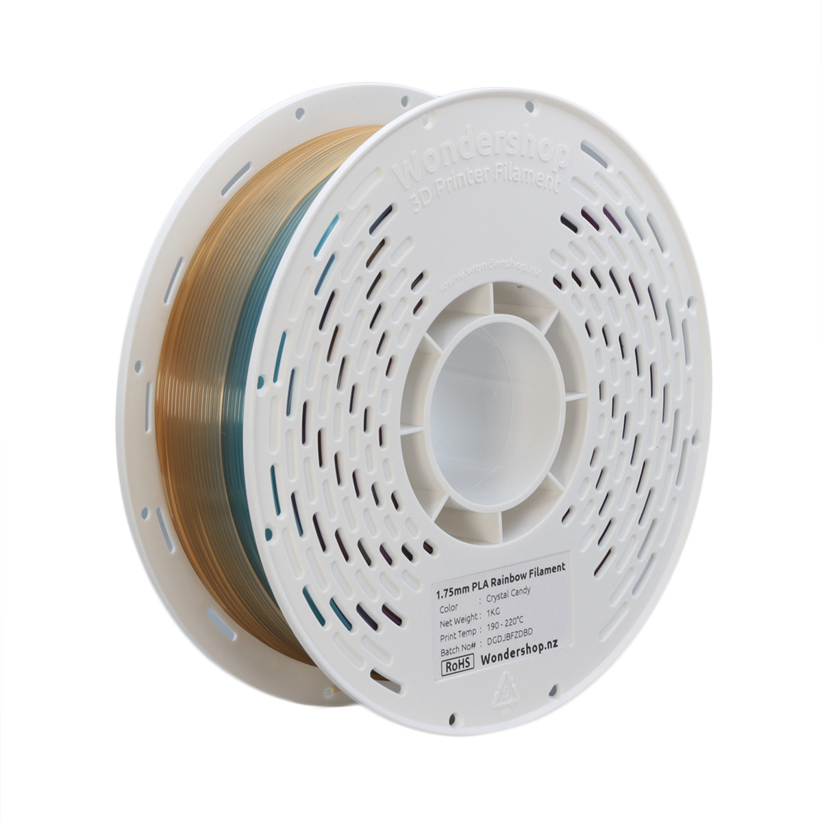 PLA Rainbow Color Filament 1.75mm 1kg