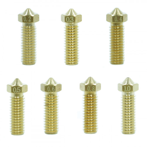 Brass Nozzle Volcano Style