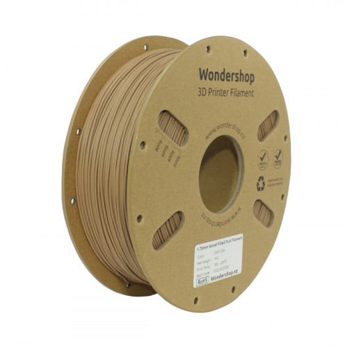 PLA Wood-Infill Filament 1.75mm 1kg - Dark Oak