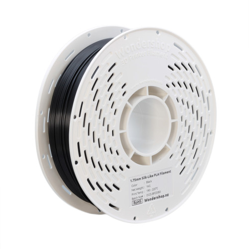 PLA Silk-Like Filament 1.75mm 1kg - Black