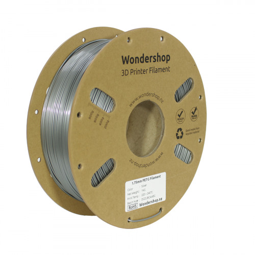 PETG Filament 1.75mm 1kg - Silver