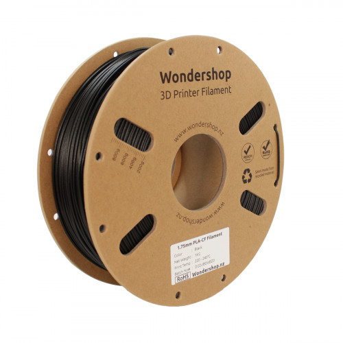 PLA Carbon Fibre Filament 1.75mm 1kg - Black