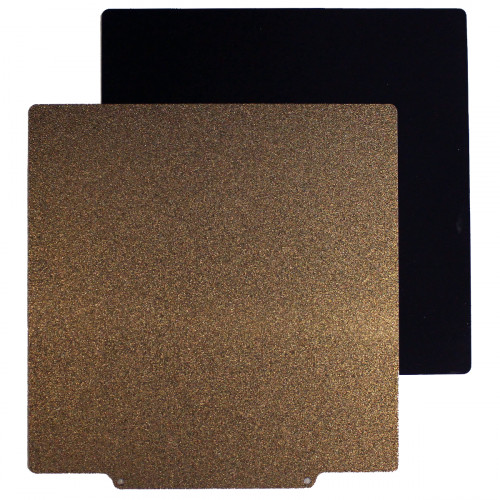 Textured PEI Powder-Coated Spring Steel Sheet - Double Side - 235x235mm