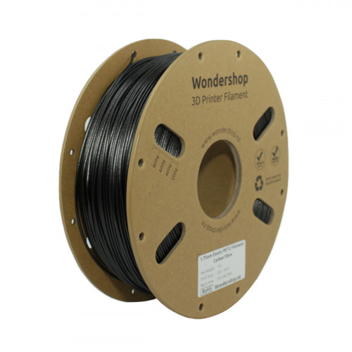 PETG Carbon Fibre Filament 1.75mm 1kg - Black