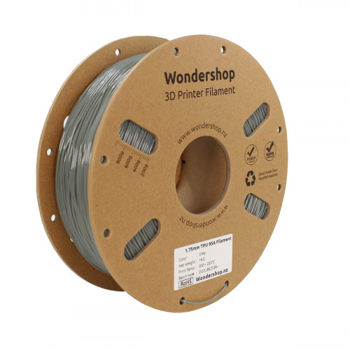 TPU 95A Flexible Filament 1.75mm 1kg - Grey