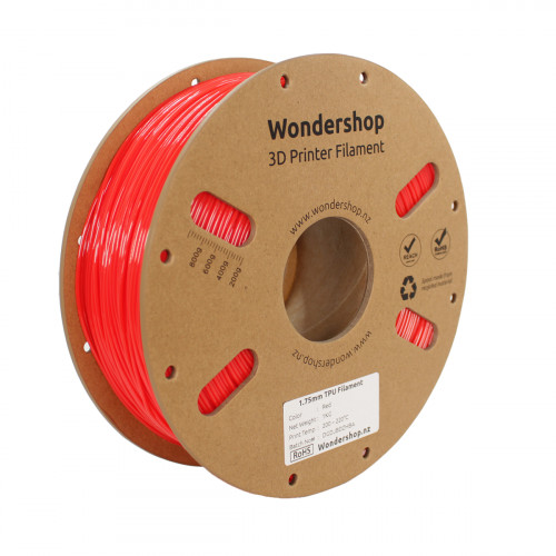 TPU 95A Flexible Filament 1.75mm 1kg - Red