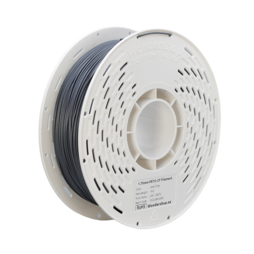 PETG Carbon Fibre Filament 1.75mm 1kg - Lava Grey