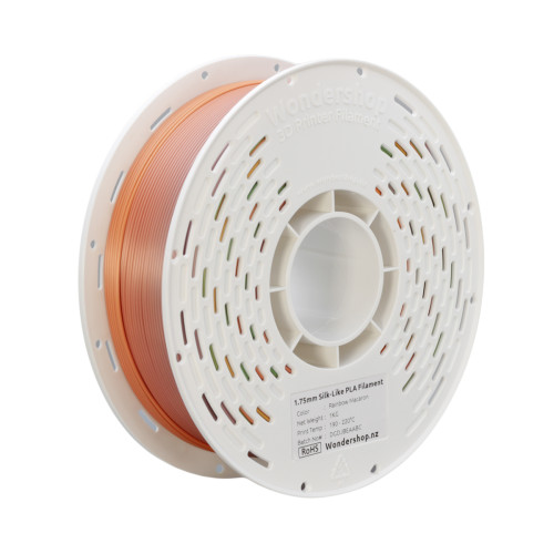 PLA Silk-Like Rainbow Color Filament 1.75mm 1kg - Macaron