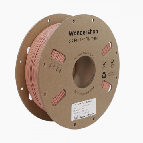 PLA Matte Color Filament 1.75mm 1kg - Clay Red