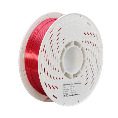 PLA Silk-Like Filament 1.75mm 1kg - Ruby Red