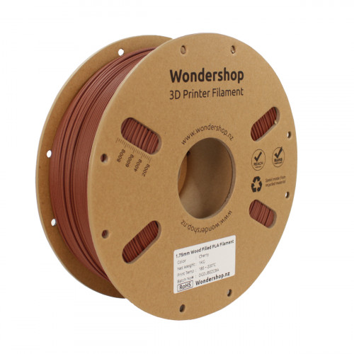 PLA Wood-Infill Filament 1.75mm 1kg - Cherry