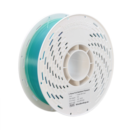 PLA Rainbow Color Filament 1.75mm 1kg - Crystal Sea Glass